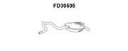 Глушитель выхлопных газов конечный FD30505 VENEPORTE