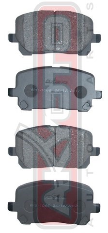 Колодки тормозные дисковые AKD-1066 AKYOTO
