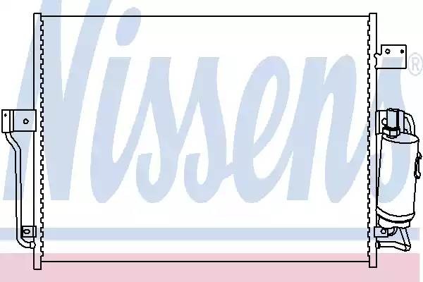 Конденсатор, кондиционер 94860 NISSENS