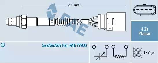 Лямбда-зонд 77141 FAE