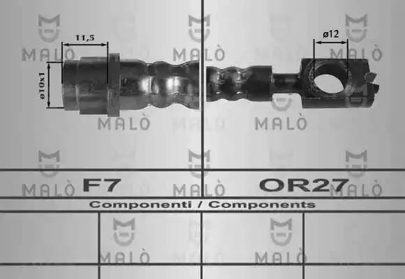 Тормозной шланг 80254 MALO