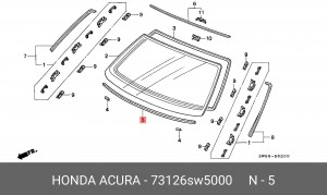 Деталь 73126SW5000 HONDA