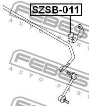 Втулка стабилизатора SZSB-011 FEBEST