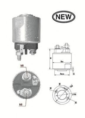 Тяговое реле, стартер 940113050547 MAGNETI MARELLI