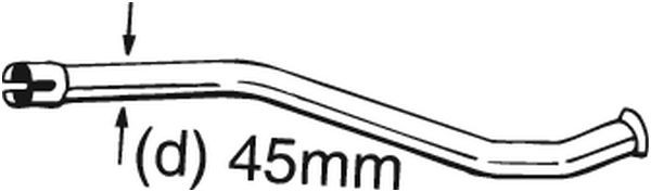 Выпускной трубопровод 889-150 BOSAL