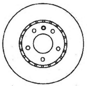 Тормозной диск 561405B BENDIX JURID