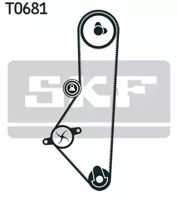 Комплект ремня ГРМ VKMA94007 SKF