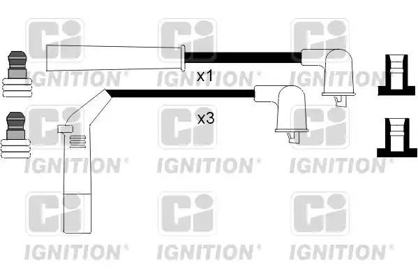Ккомплект проводов зажигания XC957 QUINTON HAZELL
