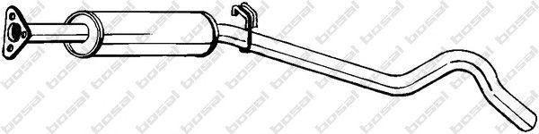 Средний глушитель выхлопных газов 279-109 BOSAL