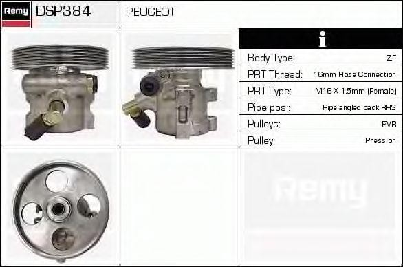 Гидравлический насос, рулевое управление DSP384 DELCO REMY