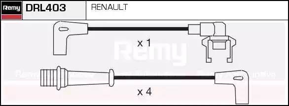 Ккомплект проводов зажигания DRL403 DELCO REMY