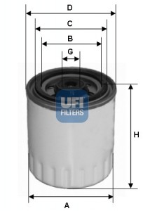 Топливный фильтр 24.321.00 UFI