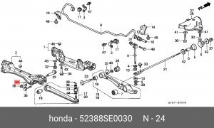 Деталь 52388SE0030 HONDA