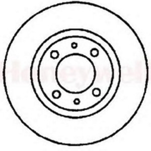 Тормозной диск 561074B BENDIX JURID