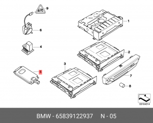 ТВ - модуль 65 83 9 122 937 BMW