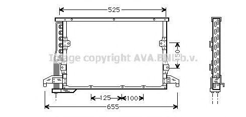 Конденсатор, кондиционер BW5190 AVA