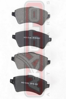 Колодки тормозные дисковые AKD-0181 AKYOTO