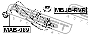 Рычаг подвески MAB-089 FEBEST