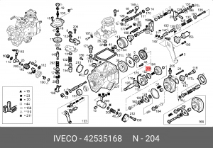Пружина 42535168 IVECO