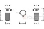 Осушитель, кондиционер 8100D021 VAN WEZEL