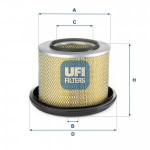 Воздушный фильтр 27.998.00 UFI