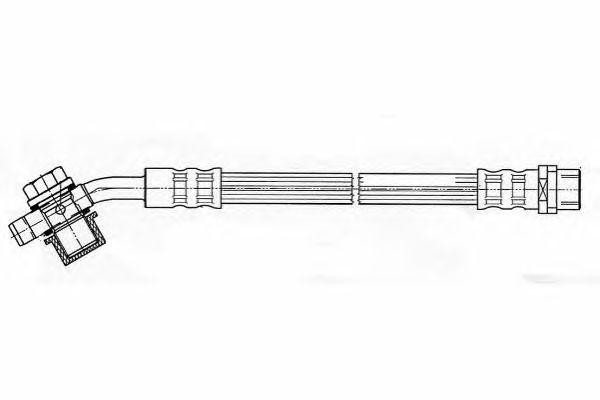 Тормозной шланг FHY2247 FERODO