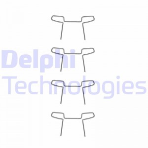 Комплектующие, колодки дискового тормоза LX0046 DELPHI