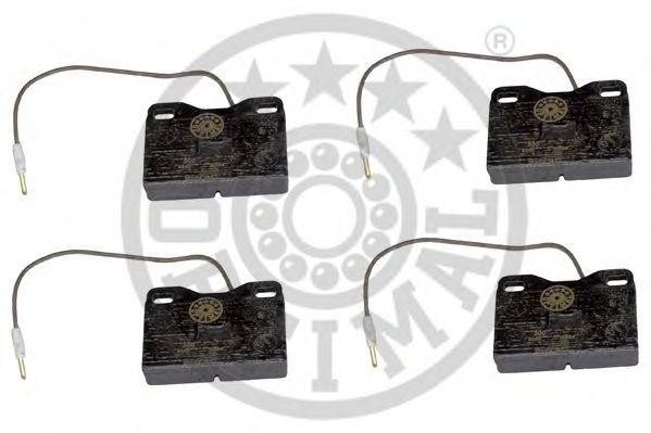 Комплект тормозных колодок, диско 9340 OPTIMAL