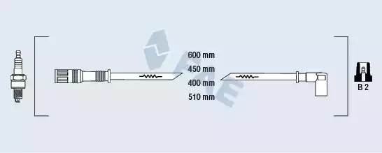 Ккомплект проводов зажигания 85990 FAE