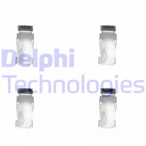 Комплектующие, колодки дискового тормоза LX0133 DELPHI