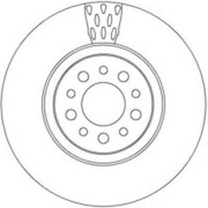 Тормозной диск 562391B BENDIX JURID