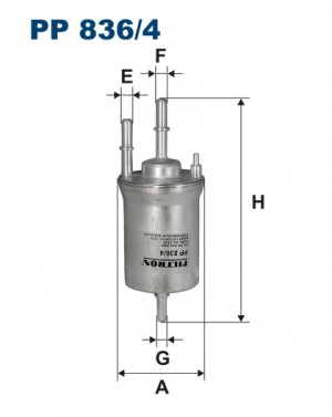 Фильтр топливный PP8364 FILTRON