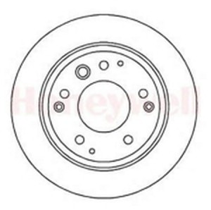 Тормозной диск 561813B BENDIX JURID