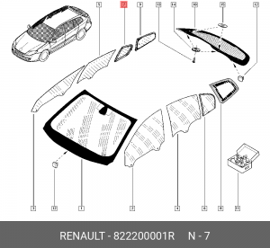 Деталь 822200001R RENAULT