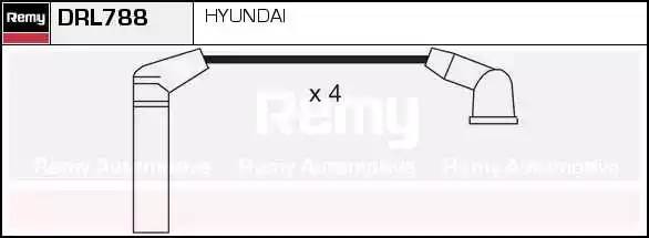 Ккомплект проводов зажигания DRL788 DELCO REMY