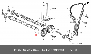 Распредвал 14120RAHH00 HONDA