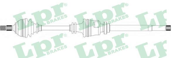 Приводной вал DS16078 LPR