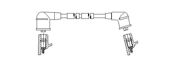 Провод зажигания 6A07F20 BREMI