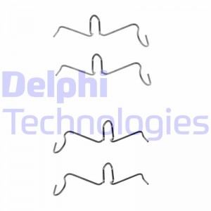 Комплектующие, колодки дискового тормоза LX0096 DELPHI