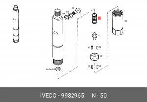 Пружина 9982965 IVECO