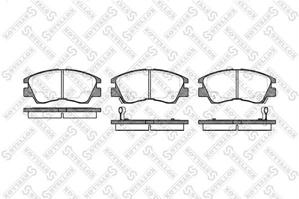Колодки тормозные дисковые 286-002-SX STELLOX