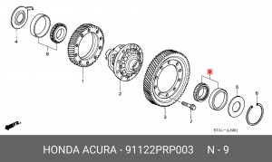 Деталь 91122PRP003 HONDA