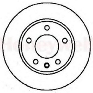 Тормозной диск 561407B BENDIX JURID