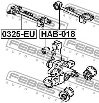 Рычаг подвески 0325-EU FEBEST