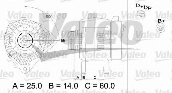 Генератор 437392 VALEO PHC