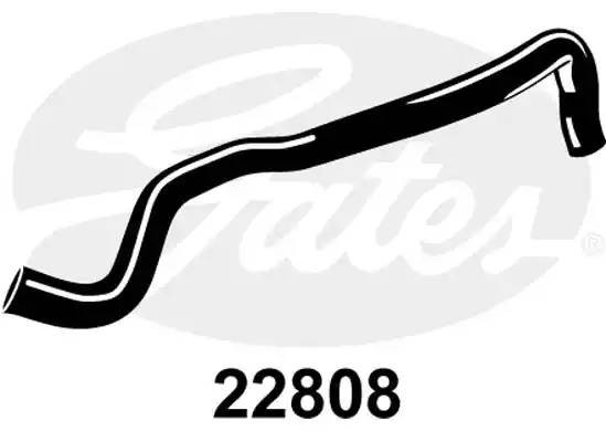 Шланг радиатора 22808 GATES
