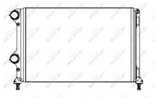 Радиатор, охлаждение двигател 53245 NRF